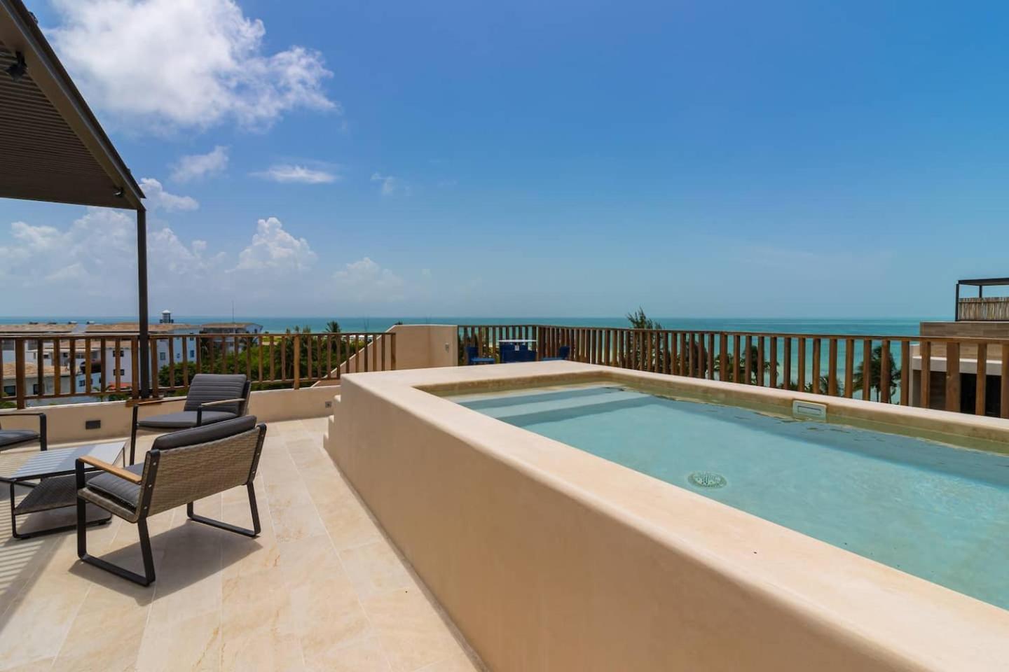 Penthouse Con Alberca Privada Y Hermosas Vistas Al Mar - A301 Isla Holbox Exterior foto